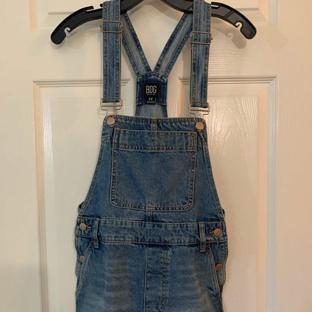 Short jean Overalls for sale!